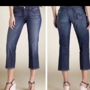 Citizens of humanity 28 cropped kelly jeans